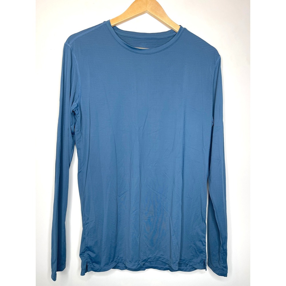 Young LA Blue Long‎ Sleeve Compression Performance Athletic Shirt Mens Small